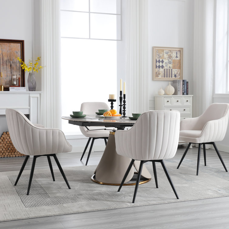 White dining online armchair